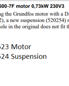 Motor DA 600-7F 0,73kW 3ph 230V IE2
